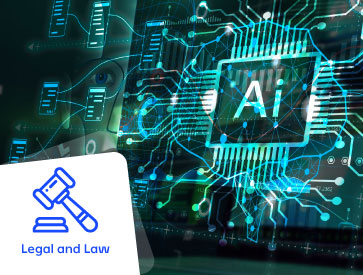 Rede digital com Inteligência Artificial no centro das conexões